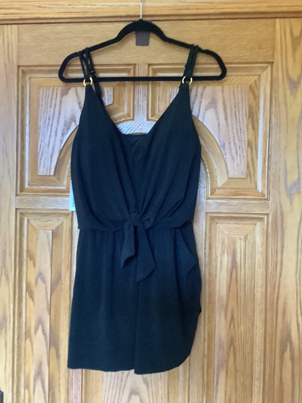 Chicos One Piece Cami/Black Bathing Suit/Brand New with Tags